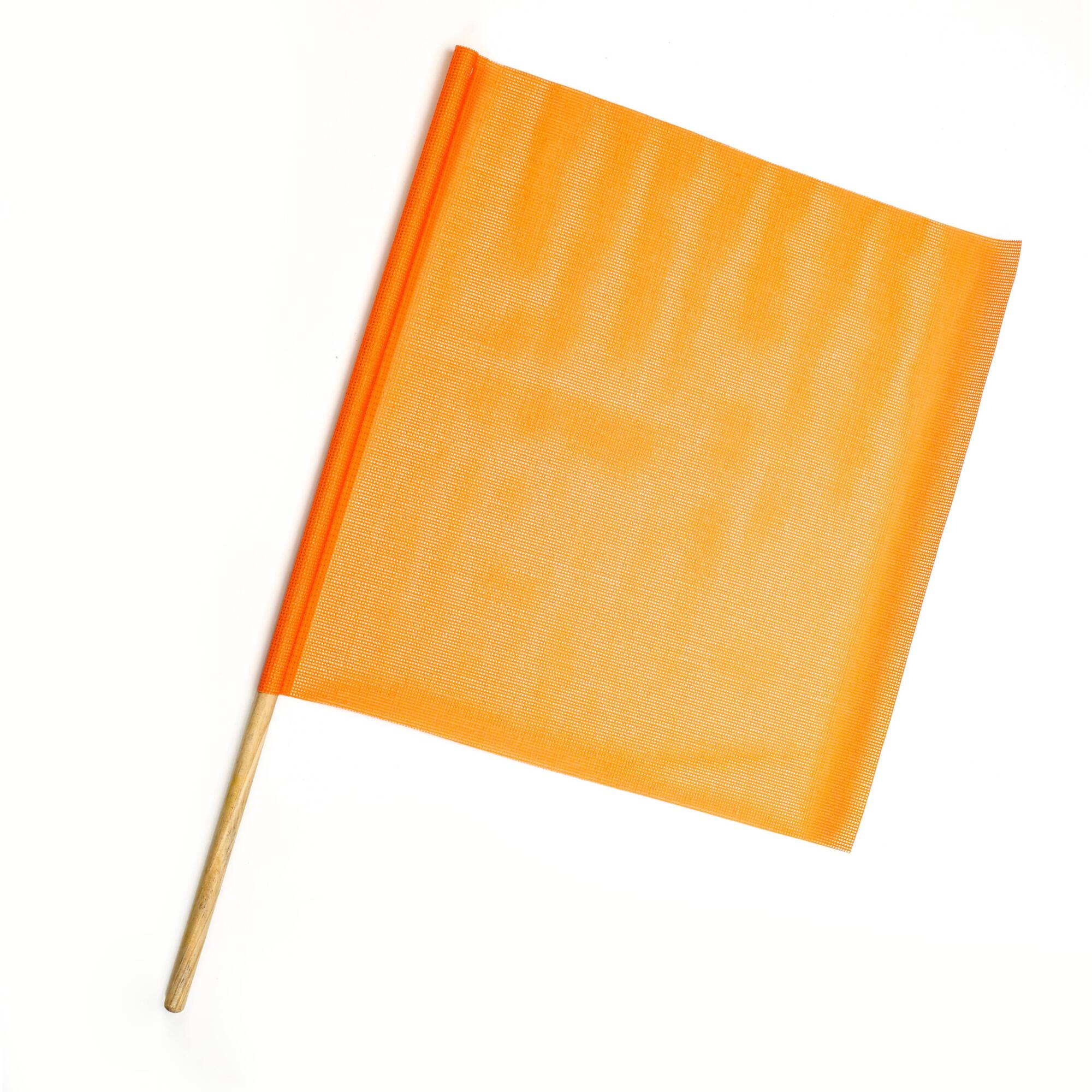 Mutual Industries 14975-36-24 24" X 24" X 36" Vinyl Open Mesh Flag 10/Pk